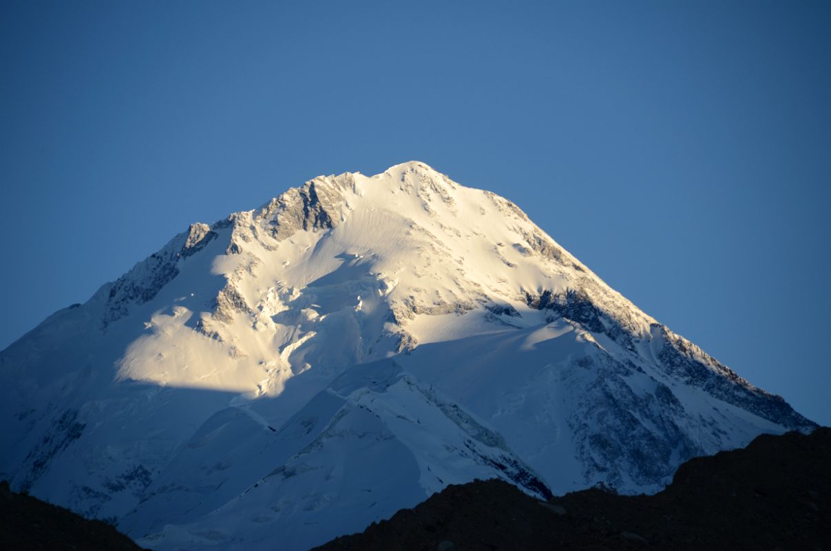 27 Gasherbrum I Hidden Peak North Face Close Up Just Before Sunset From Gasherbrum North Base Camp In China 